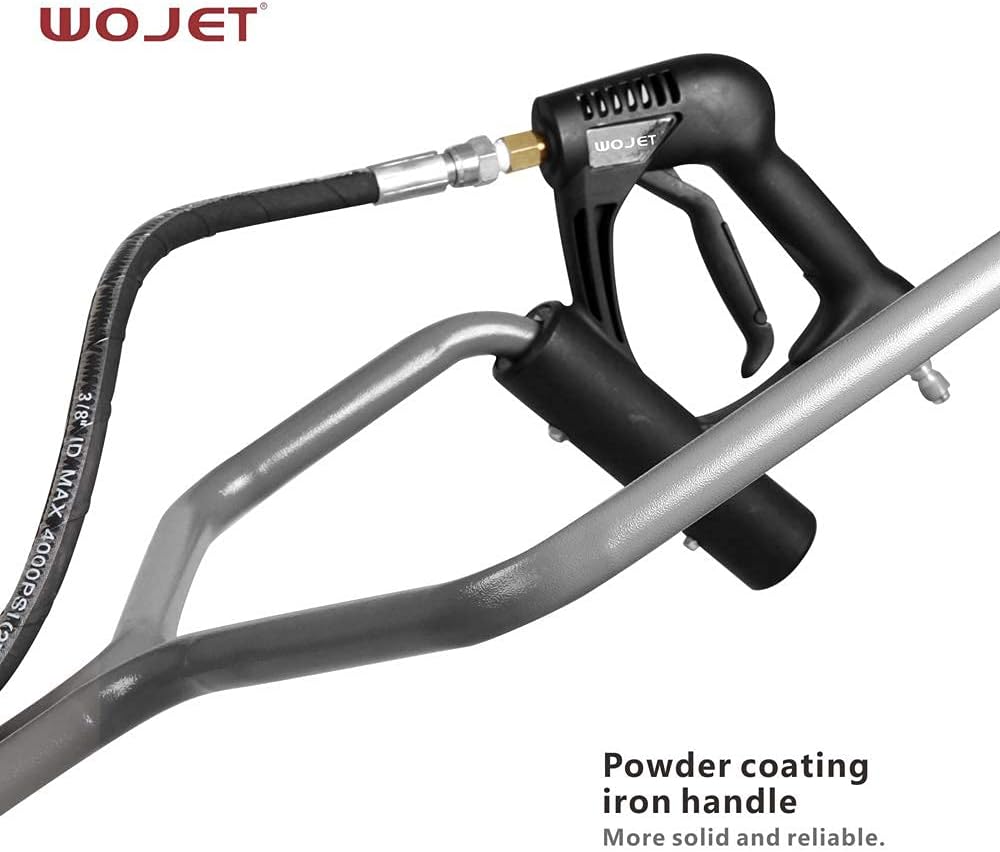 WOJET Pressure Washer Surface Cleaner 20" with Castors 4500PSI Commercial PA7606 (20 inch) Pressure Washer Accessories