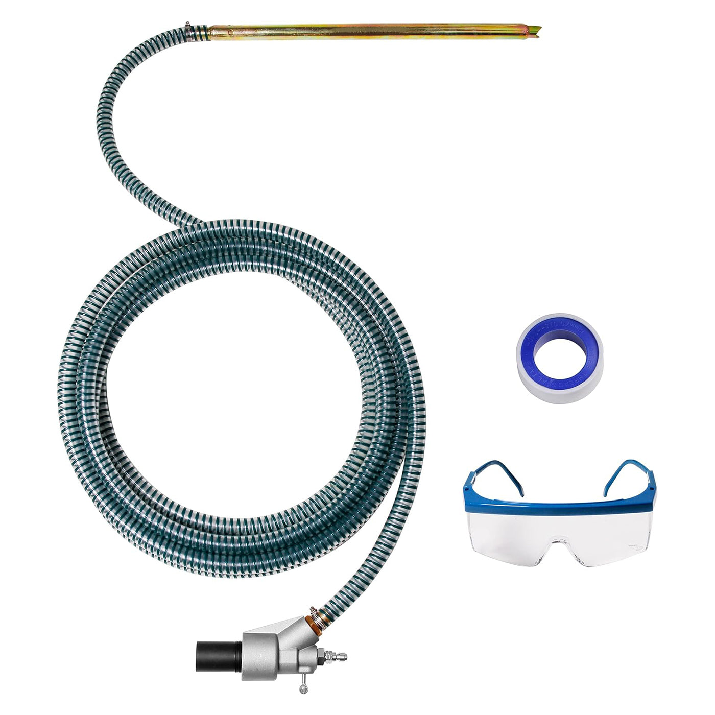 Kit de chorro de arena WOJET, accesorio para chorro de arena húmedo, 5000 PSI, desconexión rápida de 1/4 de pulgada