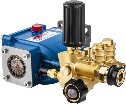Triplex Plunger Pressure Washer Pump, 3600PSI 2.7GPM, 3/4" Shaft, Self-Priming, Horizontal Replacement Pump Kit for Honda GX160 GX190 GX200, Dewalt 3000PSI, Simpson 90037, Generac 5-7HP Engines